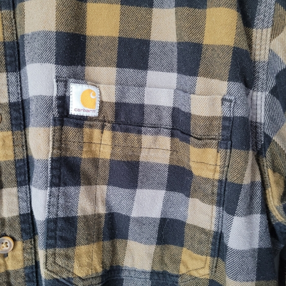CARHARTT Mens Rugged Flex Hamilton Plaid Shirt - Picture 5 of 9